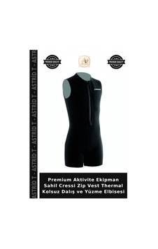Premium Aktivite Ekipman Sahil Cressi Zip Vest Thermal Kolsuz Dalış Ve Yüzme Elbisesi Çok Renkli