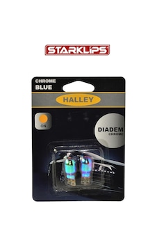 Set Diadem Ampul Dipsiz 12v W18w Halley Chrome Bule Set Diadem Ampul Dipsiz 12v W18w Halley Chrome Bule