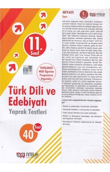 11 Sınıf Türk Dili Ve Edebiyatı Yaprak Test Nitelik Yayınları 11 Sınıf Türk Dili Ve Edebiyatı Yaprak Test Nitelik Yayınları