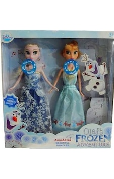 Şarkı Söyleyen Elsa Ve Anna 2'Li Oyuncak Bebek Karlar Ülkesi Froz Şarkı Söyleyen Elsa Ve Anna 2'Li Oyuncak Bebek Karlar Ülkesi Froz
