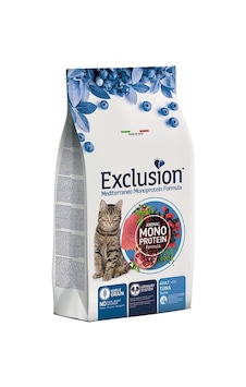 Exclusion Monoprotein Ton Balıklı Düşük Tahıllı Yetişkin Kedi Maması 12 KG