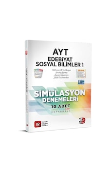 3d Yayınları Ayt 3d Simülasyon Edebiyat Tarih Coğrafya Denemeleri 3d Yayınları Ayt 3d Simülasyon Edebiyat Tarih Coğrafya Denemeleri
