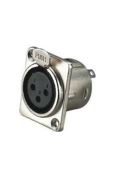 Uptech Kj109 Canon Dişi Şase 3 Pin Mikrofon Uptech Kj109 Canon Dişi Şase 3 Pin Mikrofon