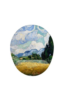 Van Gogh Buğday Tarlası Bilek Destekli Mouse Pad Van Gogh Buğday Tarlası Bilek Destekli Mouse Pad