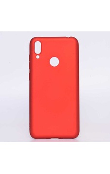 Huawei Y7 Prime 2019 Kılıf Zore Premier Silikon Kapak Kırmızı Huawei Y7 Prime 2019 Kılıf Zore Premier Silikon Kapak Kırmızı