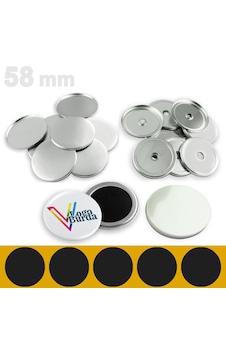 58mm Buton Sade Magnet Vg58bsm 100 Adet 58mm Buton Sade Magnet Vg58bsm 100 Adet