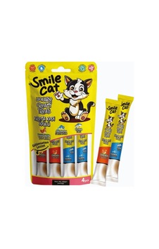 Kedi Mix Krema Ödülü 4'lü Ton-somon-tavuk Kedi Mix Krema Ödülü 4'lü Ton-somon-tavuk