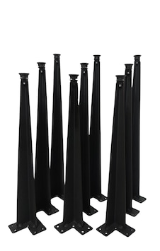 9'lu Dekoratif Metal/demir Firkete Zigon Sehpa Ayağı 3 Adet 42cm/ 9'lu Dekoratif Metal/demir Firkete Zigon Sehpa Ayağı 3 Adet 42cm/