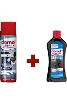 Domol Fırın & Izgara Temizleyici 500 ML + Cam & Seramik Yüzey Temizleyici 300 ML Domol Fırın & Izgara Temizleyici 500 ML + Cam & Seramik Yüzey Temizleyici 300 ML
