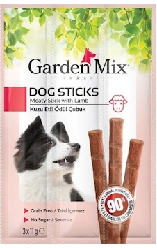 Garden Mix Kuzu Etli Köpek Stick Ödül 3 x 11 G Garden Mix Kuzu Etli Köpek Stick Ödül 3 x 11 G