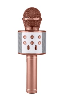 Karaoke Mikrofonlu Hoparlör - Şarjlı -bluetooth Rose Gold 5705 Karaoke Mikrofonlu Hoparlör - Şarjlı -bluetooth Rose Gold 5705