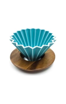 Epinox Ahşap Standlı Dripper Turkuaz Epinox Ahşap Standlı Dripper Turkuaz