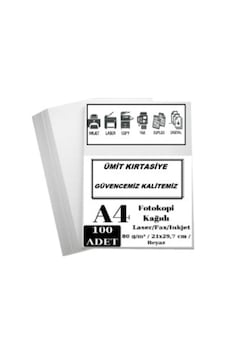 A4 Fotokopi Kağıdı 100'lü Paket A4 Fotokopi Kağıdı 100'lü Paket