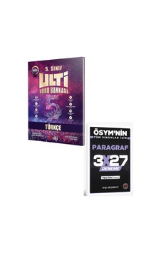Ulti 2027 5. Sınıf Türkçe Soru Bankası+ Evp Akademi Paragraf Ulti 2027 5. Sınıf Türkçe Soru Bankası+ Evp Akademi Paragraf