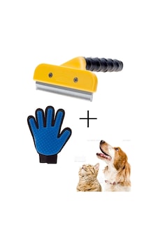 Furminator Tüy Toplayıcı Kedi Tarağı + Tüy Eldiveni Furminator Tüy Toplayıcı Kedi Tarağı + Tüy Eldiveni