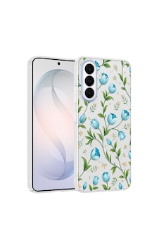 Galaxy S26 Kılıf Çiçek Ve Fiyonk Desenli Kamera Yükseltili Mobilefix Premium Mavi Galaxy S26 Kılıf Çiçek Ve Fiyonk Desenli Kamera Yükseltili Mobilefix Premium Mavi