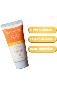 Sultan Yeşil Leke Karşıtı Ultra Koruma Güneş Kremi 50 Ml