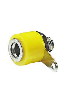 Elektronikport-4Mm Born Jak Dişi Soket Mini Boy Sarı Banana Jack Uyumlu Elektronikport-4Mm Born Jak Dişi Soket Mini Boy Sarı Banana Jack Uyumlu