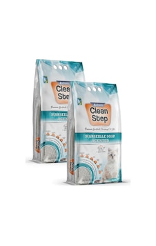 Clean Marsilya Sabun Kokulu İnce Topaklaşan Bentonit Kedi Kumu 2 x 10 L