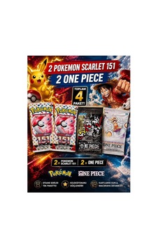 Cantex Tech Pokemon Scarlet 151 And One Piece Black- White Series 4 Pack