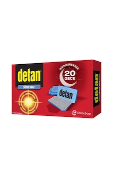 Detan Süper Mat Tablet Sinekkovan 20'li Detan Süper Mat Tablet Sinekkovan 20'li