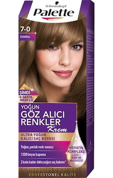 Palette Natural Göz Alıcı Renkler Saç Boyası 7 - 0 Kumral Palette Natural Göz Alıcı Renkler Saç Boyası 7 - 0 Kumral