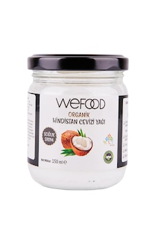 Wefood Organik Hindistan Cevizi Yağı Soğuk Sıkım 150 ML