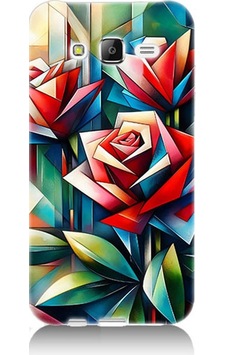 Samsung Galaxy J7 Uyumlu Soyut Origami Gül Deseni Desenli Silikon Kılıf Çok Renkli Samsung Galaxy J7 Uyumlu Soyut Origami Gül Deseni Desenli Silikon Kılıf Çok Renkli