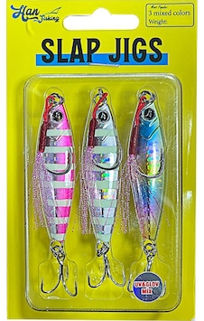Hanfish Slap Jigs Uv&glow Mix 20gr Metal Jig Yem Hanfish Slap Jigs Uv&glow Mix 20gr Metal Jig Yem