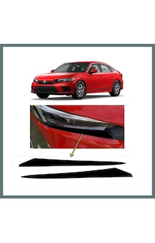 Bezos Honda Civic Fe1 2022 Ve Sonrası Far Altı Kaşı Çıtası Piyano Black 2 Parça Ventra Bezos Honda Civic Fe1 2022 Ve Sonrası Far Altı Kaşı Çıtası Piyano Black 2 Parça Ventra