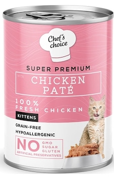 Chef's Choice Kitten Tavuklu Ezme Yavru Kedi Konservesi 400 Gr