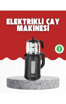 Sıcak - 424 - Tutma Özellikli 2 Si 1 Arada Çay Makinesi Ve - Smglobal - Su Isıtıcı Sıcak - 424 - Tutma Özellikli 2 Si 1 Arada Çay Makinesi Ve - Smglobal - Su Isıtıcı