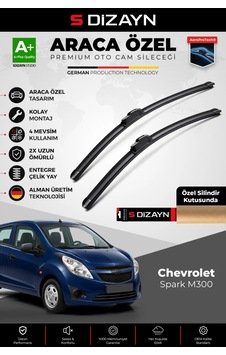 S-dizayn Chevrolet Spark M300 Ön Cam Silecek Seti 2010-2015 Premium Araca Özel 60-35 Cm A+ Kalite Ao