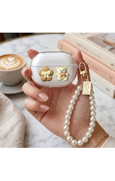 Caseonn Huawei Freebuds Pro 5 Kılıf Transparan Çiçek Ve Ayıcık Şeffaf Caseonn Huawei Freebuds Pro 5 Kılıf Transparan Çiçek Ve Ayıcık Şeffaf