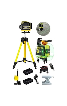 Lieber German Teknoloji 360 Tripodlu 12 Köşeli Otomatik Hizalama Lazer Metre Kumandalı Yatay Dikey Çapraz Lieber German Teknoloji 360 Tripodlu 12 Köşeli Otomatik Hizalama Lazer Metre Kumandalı Yatay Dikey Çapraz