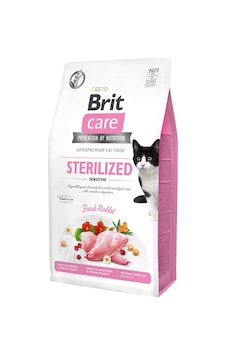Brit Care Sterilised Sensitive Tavşanlı Yetişkin Kedi Maması 7 KG