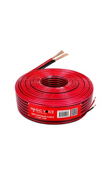 Magicvoice Mv-29559 2x0.50mm Siyah Kırmızı 100 Metre Cca Hoparlör Ses Kablosu Magicvoice Mv-29559 2x0.50mm Siyah Kırmızı 100 Metre Cca Hoparlör Ses Kablosu