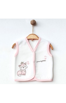 Ekebaby Lamia Lüks Kapitone Bebek Yeleği 44117 Pembe