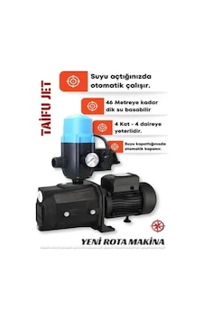 Jet 1 Hp Bakır Sargılı 220v 4 Kat 5 Daire Paket Hidrofor