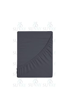Suvay Penye Lastikli Çarşaf Tek Çift Kişilik Battal Boy %100 Pamuklu Lastikli Penye Çarşaf Antrasit Suvay Penye Lastikli Çarşaf Tek Çift Kişilik Battal Boy %100 Pamuklu Lastikli Penye Çarşaf Antrasit