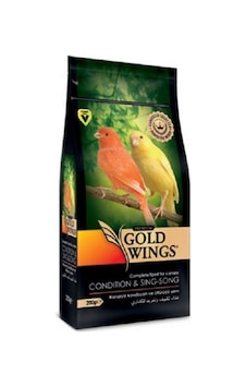 Gold Wings Premium Kanarya Kondisyon-Öttürücü Yem 200 Gr Gold Wings Premium Kanarya Kondisyon-Öttürücü Yem 200 Gr