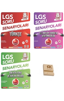 Nartest Lgs 8. Sınıf Türkçe İnkılap Ve Din Kültürü Çıkmış Sorular 3lü Set + Telefon Standı Nartest Lgs 8. Sınıf Türkçe İnkılap Ve Din Kültürü Çıkmış Sorular 3lü Set + Telefon Standı