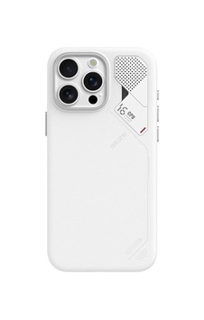 İphone 16 Pro Max Uyumlu Magsafe Özellikli Vegan Deri Kılıf - Renk Değiştiren Isı Sensörü - A16 Beyaz İphone 16 Pro Max Uyumlu Magsafe Özellikli Vegan Deri Kılıf - Renk Değiştiren Isı Sensörü - A16 Beyaz