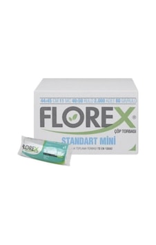 Florex Standart Mini Boy Çöp Poşeti 2000 Adet 44X45 Cm Florex 44X45 Mini Florex Standart Mini Boy Çöp Poşeti 2000 Adet 44X45 Cm Florex 44X45 Mini