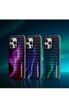 Apple Uyumlu iPhone 15 Kılıf Kuzey Işıkları Desenli Youngkit Aurora Serisi Yeşil Apple Uyumlu iPhone 15 Kılıf Kuzey Işıkları Desenli Youngkit Aurora Serisi Yeşil