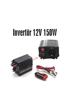 İNVERTÖR 12V 150W 220V YÜKSELTİCİ USB+ÇAKMAK UÇLU İNVERTÖR 12V 150W 220V YÜKSELTİCİ USB+ÇAKMAK UÇLU