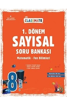 Okyanus 8. Sınıf Classmate 1. Dönem Sayısal Soru Bankası Okyanus 8. Sınıf Classmate 1. Dönem Sayısal Soru Bankası