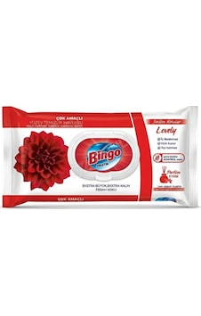 5 Adet Bingo Lovely Yüzey Temizlik Havlusu 96'lı Tekli 5 Adet Bingo Lovely Yüzey Temizlik Havlusu 96'lı Tekli