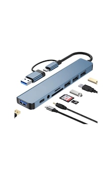 Coverzone Çoklayıcı Adaptör 8 İn 1 Usb/type-c To Usb A, Usb C Macbook Uyumlu Çevirici Adaptör Çok Po Sku: Mır8690010069290 Coverzone Çoklayıcı Adaptör 8 İn 1 Usb/type-c To Usb A, Usb C Macbook Uyumlu Çevirici Adaptör Çok Po Sku: Mır8690010069290