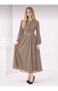 Çlm Store Simli Taşlı Kemer Detaylı Kız Çocuğu Elbise Abiye Sütlü Kahve Sütlü Kahve Çlm Store Simli Taşlı Kemer Detaylı Kız Çocuğu Elbise Abiye Sütlü Kahve Sütlü Kahve